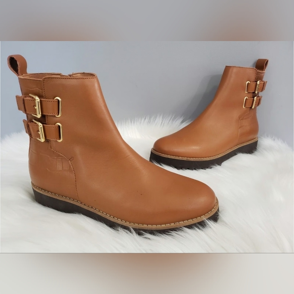 Size 5.5 - New ANDRES ASSOUS Pandora Cognac Booties